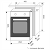 Встраиваемый электрический духовой шкаф Lex EDM 4540 IX chao000355 - фото 149281