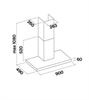 Вытяжка пристенная Falmec White Plane 90 CPCN90.E0P2#ZZZB491F cpcn90.e0p2#zzzb491f - фото 150734