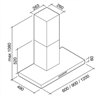 Вытяжка пристенная Falmec Plane Steel 90см CPLN90.E0P1#491F cpln90.e0p1#491f - фото 150784