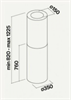 Островная вытяжка Falmec Polar Isola Black 35 CPWI90.E2P2#ZZZN491F cpwi90.e2p2#zzzn491f - фото 150847