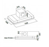 Островная вытяжка Falmec Alba IS.120 (потолочная, без мотора) CVYI20.E1P2#ZZZB400F cvyi20.e1p2#zzzb400f - фото 151172