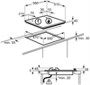 Встраиваемая газовая варочная панель Electrolux EGG 6407 K egg6407k - фото 152598