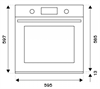 Встраиваемый электрический духовой шкаф Bertazzoni F6011MODVTX f6011modvtx - фото 153474