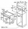 Встраиваемый электрический духовой шкаф Bosch HBA530BB0S hba530bb0s - фото 154785