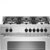 Комбинированная плита Bertazzoni MAS90 6 MFE S XE mas906mfesxe - фото 157121