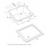 Кухонная мойка Paulmark UNTER PM204543-BL черный pm204543-bl - фото 158919