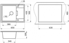 Кварцевая мойка Paulmark FLUGEN 50-650  PM216550-BE  BE pm216550-be - фото 159005