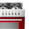 Комбинированная плита Bertazzoni PRO90 6 MFE S ROT pro906mfesrot - фото 160420