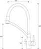 Смеситель для кухни Paulmark Siegen  Si213111-BR  Бронза BR Si213111-BR - фото 161724