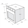 Встраиваемый электрический духовой шкаф Maunfeld AEOC.575S ут000009897 - фото 171514