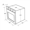 Встраиваемый электрический духовой шкаф Maunfeld EOEFG.769RIB.RT ут000010284 - фото 171599