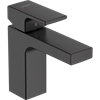 Смеситель для раковины hansgrohe Vernis Shape 100, со сливным гарнитуром 71561670, матовый черный 71561000_cfg - фото 173590