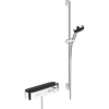 Душевая система Hansgrohe Pulsify 24270000 Select S, термостатическая, с ручным душем 105 3jet Relaxation, штангой 90 см, держателем и шлангом, хром 24270000 - фото 173869