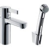 Смеситель Hansgrohe Metris S 31160 для раковины с гигиеническим душем 31160000 - фото 174248