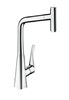 Смеситель Hansgrohe Select 14786000 M71, Eco, для кухонной мойки, с вытяжным изливом, цвет хром 14786000 - фото 185662