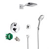 Душевой комплект Hansgrohe Ecostat S с верхним душем Raindance Select E 300 и лейкой Select E 120 Air 3 jet 15701000/01800180/15930180/26468000/26520000/28272000/28331800/27414000/15932 - фото 186092