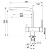 Смеситель Granula GR-2305 2305al, для кухонной мойки, с подключением к фильтру, алюминиум 2305, алюминиум - фото 186620