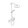 Душевая система Hansgrohe Pulsify 24221670, Showerpipe 260 1jet EcoSmart, термостатическая, черный матовый 24221670 - фото 186845