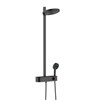 Душевая система Hansgrohe Pulsify 24240670 S, Showerpipe 260 2jet термостатическая ShowerTablet Select 400, черный матовый 24240670 - фото 186859