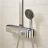 Душевая система Hansgrohe Pulsify 24241000 S, Showerpipe 260 2jet EcoSmart, термостатическая ShowerTablet Select 400, хром 24241000 - фото 186882