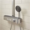 Душевая система Hansgrohe Pulsify 24241000 S, Showerpipe 260 2jet EcoSmart, термостатическая ShowerTablet Select 400, хром 24241000 - фото 186883