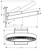 Верхний душ Hansgrohe Rainfinity 26230000, 36 x 36 см, 1 режим струи, хром 26230000 - фото 187409