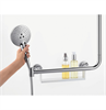 Штанга для душа Hansgrohe Unica Comfort 110 см, 26404400, правосторонняя, белый/хром 26404400 - фото 187698