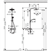 Душевая система Hansgrohe Croma Select 280 Air 1jet Showerpipe 26791000, хром 26791000 - фото 188168