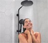 Душевая система Hansgrohe Croma Select S 280 1jet EcoSmart, термостатическая, черная матовая, 26891670 26891670 - фото 188368