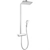 Душевая система Hansgrohe Raindance E 360 1jet Showerpipe EcoSmart 27286400, ручной душ 3 режима струи белый/хром 27286400 - фото 188486