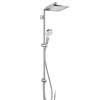 Душевой гарнитур Hansgrohe Crometta E 240 1jet Showerpipe Reno EcoSmart 9 л 27289000 с верхним душем, корпус хром, лицевая часть хром 27289000 - фото 188494