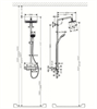 Душевая система Hansgrohe Croma E Showerpipe 280 1jet 27630000 c термостатом, хром 27630000 - фото 188656