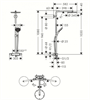 Душевая система Hansgrohe Raindance Select S Showerpipe 240 1jet PowderRain 27633000, хром 27633000 - фото 188658