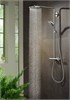 Душевая система Hansgrohe Raindance Select S Showerpipe 240 1jet PowderRain 27633340, черный хром 27633340 - фото 188698