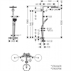 Душевая система Hansgrohe Raindance Select S Showerpipe 240 1jet PowderRain 27633990, золото 27633990 - фото 188704