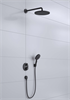 Душевая система Hansgrohe Croma 27961670 280 1jet с Ecostat S, термостатическая, цвет чёрный матовый 27961670 - фото 188882