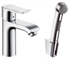 Смеситель Hansgrohe Metris 31285000 для раковины с гигиеническим душем 31285000 - фото 189278