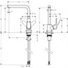 Смеситель Hansgrohe Focus 31817670 для кухонной мойки, черный матовый 31817670 - фото 189553