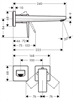 Смеситель Hansgrohe Metropol 32526670 для раковины, черный матовый 32526670 - фото 189790