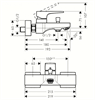 Смеситель Hansgrohe Metropol 32540670 для ванны, черный матовый 32540670 - фото 189822