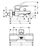 Смеситель Hansgrohe Metropol 32540700 для ванны, белый матовый 32540700 - фото 189824