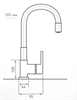 Смеситель для кухни Zigmund & Shtain ZS 2400W топленое молоко 4250055639861 - фото 194743