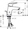 Комплект смесителей Hansgrohe Logis 71070000+71600000+26532400, Santehnica.ru 71070000/71600000/26532400 - фото 196781