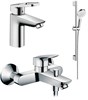 Комплект смесителей Hansgrohe Logis 71151000+71400000+26532400, Santehnica.ru 71151000/71400000/26532400 - фото 196916