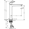 Смеситель Hansgrohe Logis 71258000 Fine для раковины 240, хром 71258000 - фото 197048