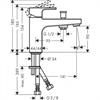 Смеситель Hansgrohe Vernis Shape, Monotrou, для ванны и душа, 2 уровня расхода воды, цвет хром, 71464000 71464000 - фото 197172