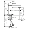 Смеситель Hansgrohe Vernis Shape 71561000 для раковины, хром 71561000 - фото 197248