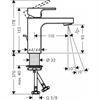 Смеситель Hansgrohe Vernis Shape 71561670 для раковины, матовый черный 71561670 - фото 197251