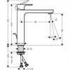 Смеситель Hansgrohe Vernis Shape 71562670 для раковины, черный матовый 71562670 - фото 197257