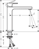 Смеситель для раковины Hansgrohe Vivenis 71591670 Shape, с донным клапаном, черный матовый 71591670 - фото 197319